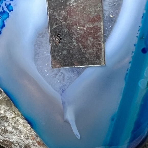 Solar agate & amethyst pendant - Picture 4 of 5